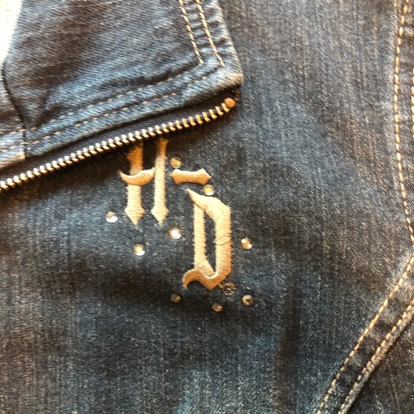Harley Davidson Women’s Denim Jacket - Picture 3 of 4